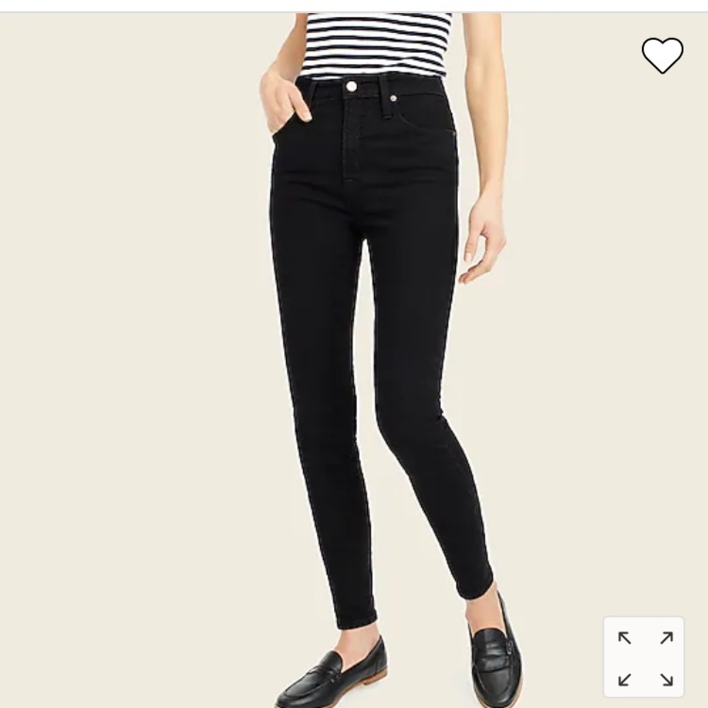 JCREW  Black Curvy Toothpick